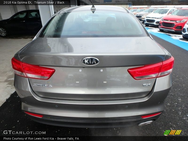 Titanium Silver / Black 2018 Kia Optima EX