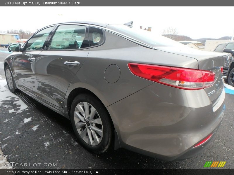 Titanium Silver / Black 2018 Kia Optima EX