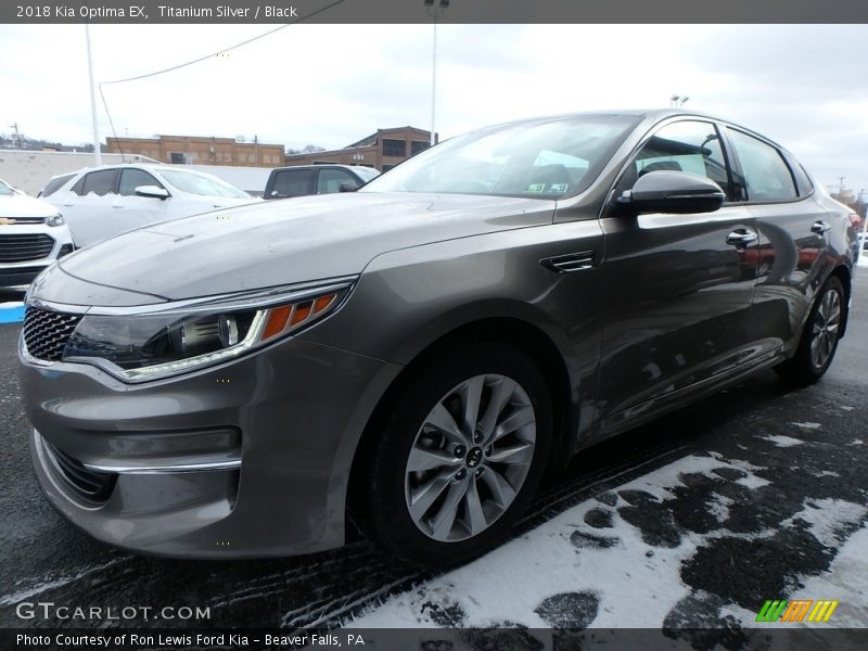 Titanium Silver / Black 2018 Kia Optima EX