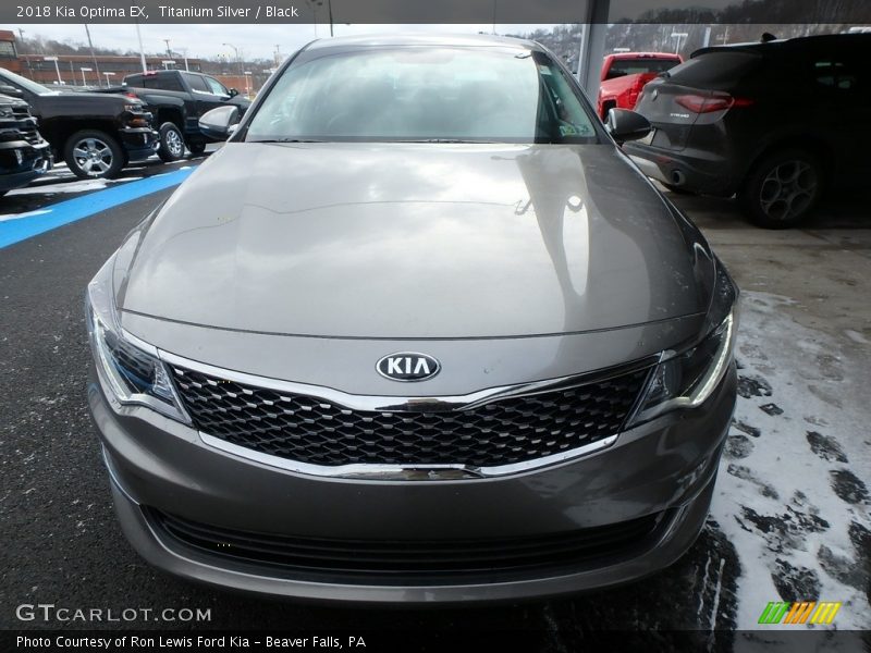 Titanium Silver / Black 2018 Kia Optima EX