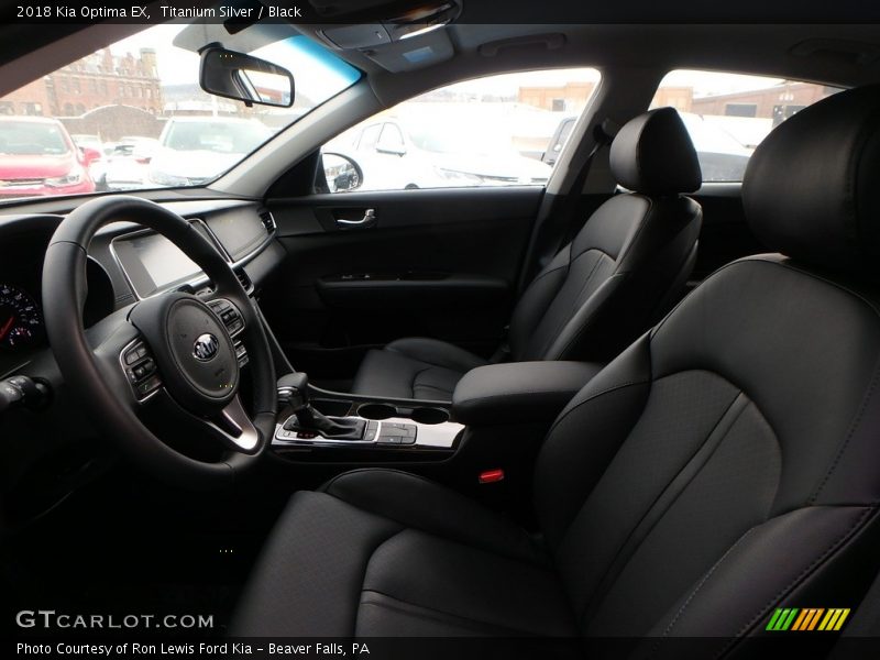 Titanium Silver / Black 2018 Kia Optima EX