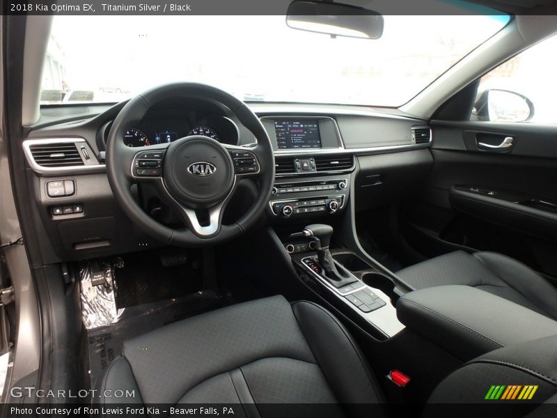 Titanium Silver / Black 2018 Kia Optima EX