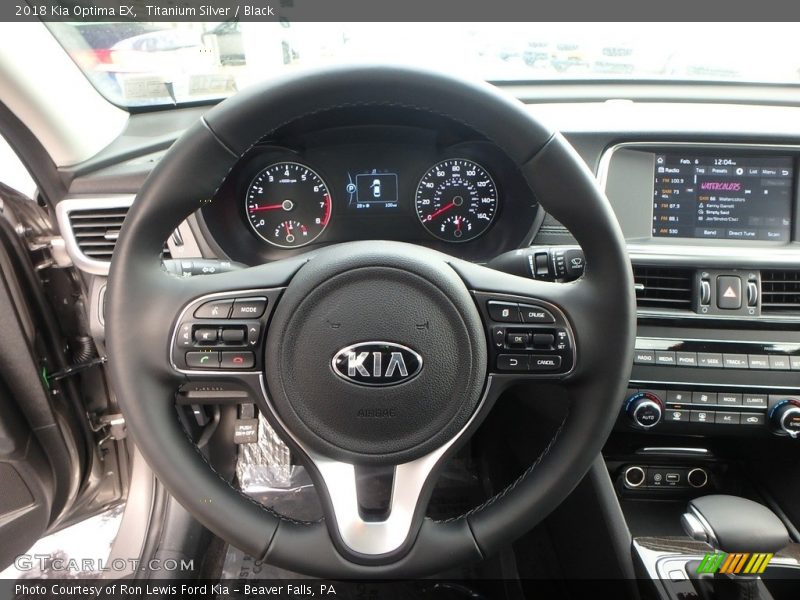 Titanium Silver / Black 2018 Kia Optima EX
