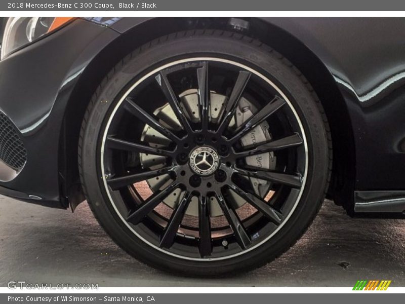 Black / Black 2018 Mercedes-Benz C 300 Coupe