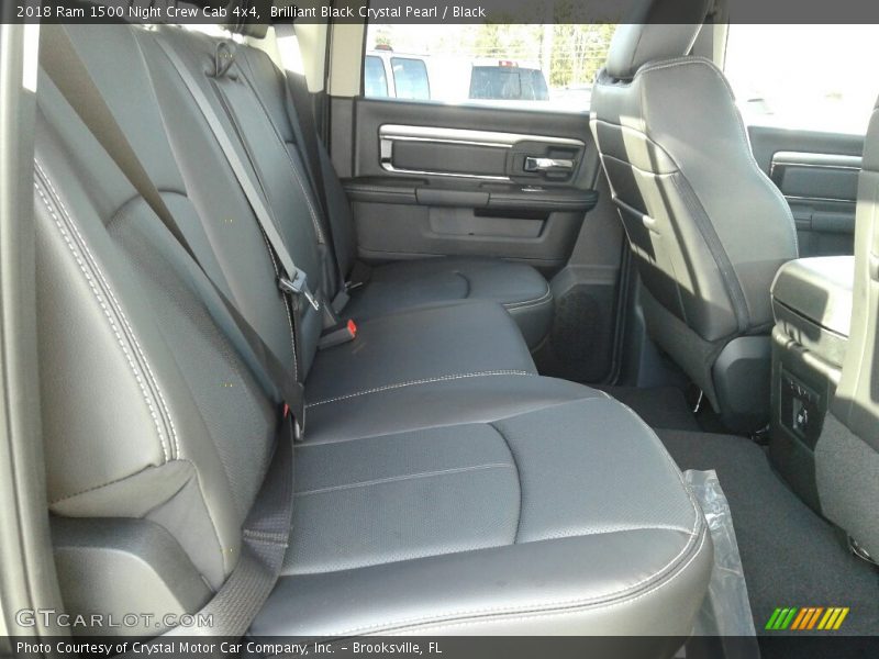 Brilliant Black Crystal Pearl / Black 2018 Ram 1500 Night Crew Cab 4x4