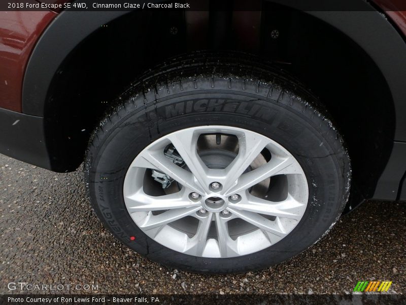 Cinnamon Glaze / Charcoal Black 2018 Ford Escape SE 4WD
