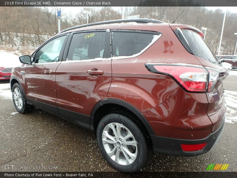 Cinnamon Glaze / Charcoal Black 2018 Ford Escape SE 4WD