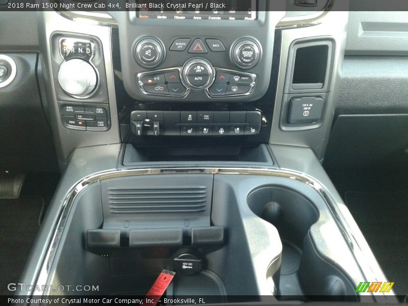 Brilliant Black Crystal Pearl / Black 2018 Ram 1500 Night Crew Cab 4x4