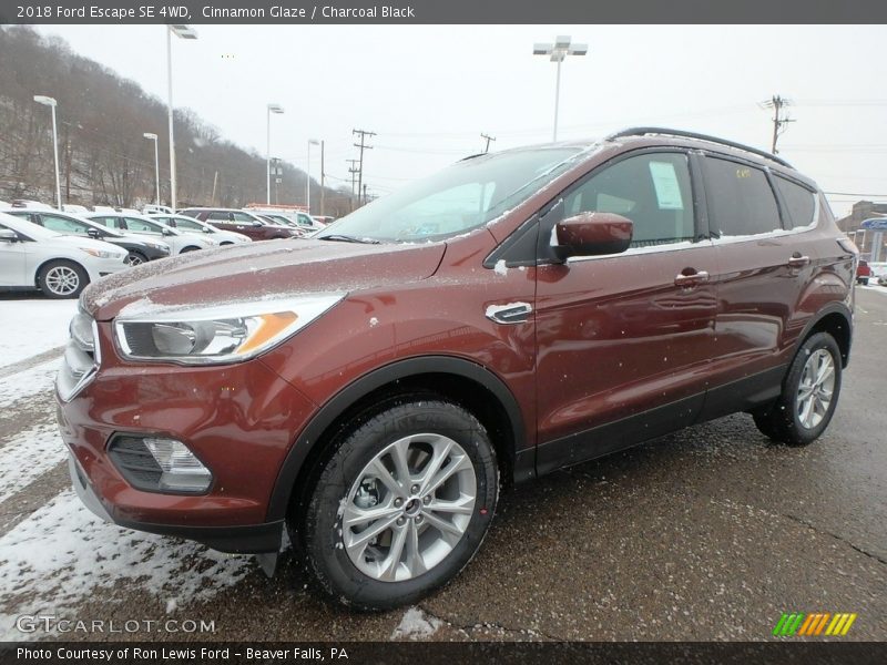 Cinnamon Glaze / Charcoal Black 2018 Ford Escape SE 4WD