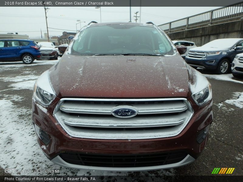 Cinnamon Glaze / Charcoal Black 2018 Ford Escape SE 4WD