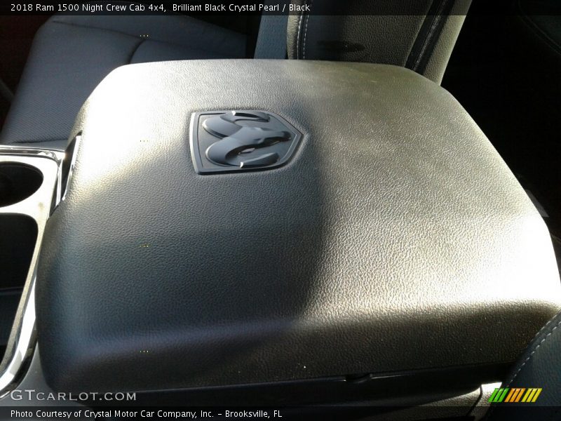 Brilliant Black Crystal Pearl / Black 2018 Ram 1500 Night Crew Cab 4x4