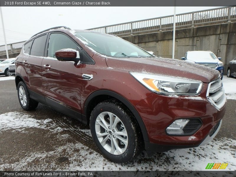 Cinnamon Glaze / Charcoal Black 2018 Ford Escape SE 4WD