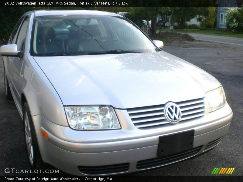 Reflex Silver Metallic / Black 2002 Volkswagen Jetta GLX  VR6 Sedan