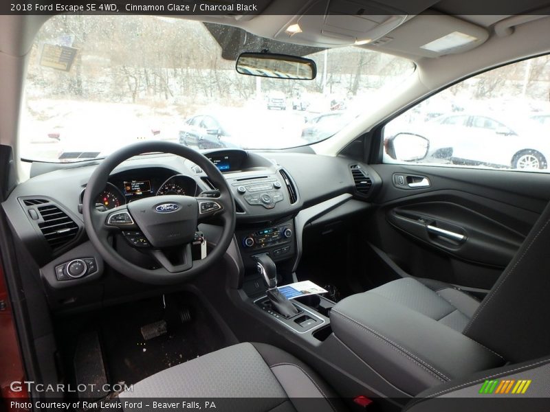 Cinnamon Glaze / Charcoal Black 2018 Ford Escape SE 4WD