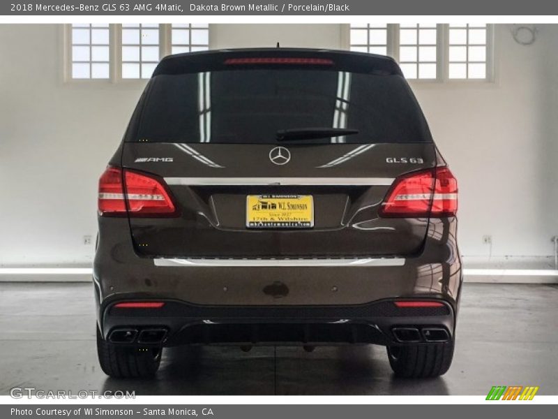 Dakota Brown Metallic / Porcelain/Black 2018 Mercedes-Benz GLS 63 AMG 4Matic