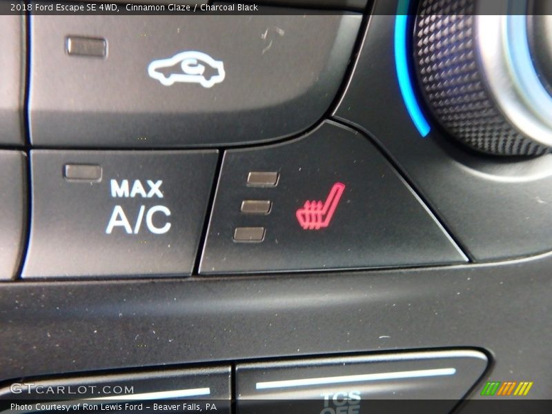 Cinnamon Glaze / Charcoal Black 2018 Ford Escape SE 4WD