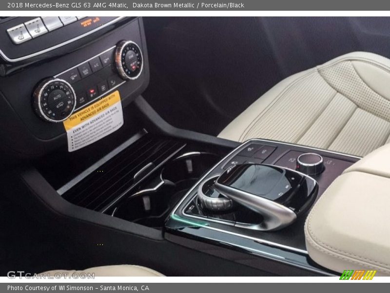 Dakota Brown Metallic / Porcelain/Black 2018 Mercedes-Benz GLS 63 AMG 4Matic