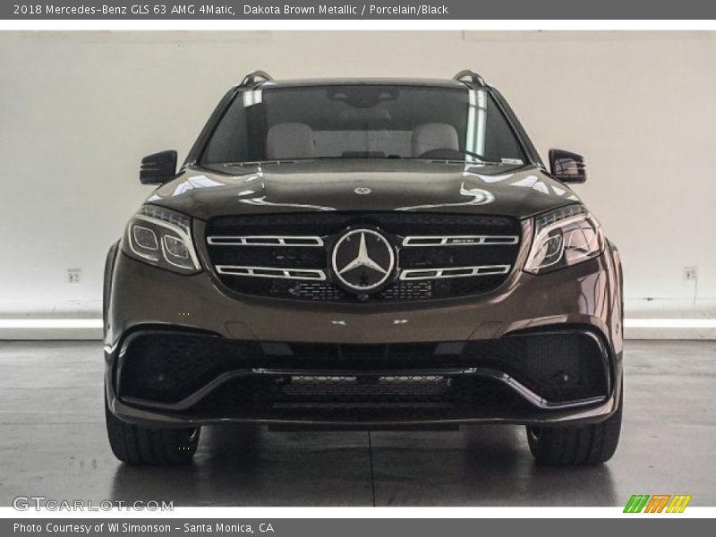 Dakota Brown Metallic / Porcelain/Black 2018 Mercedes-Benz GLS 63 AMG 4Matic