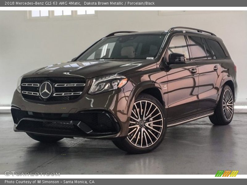 Dakota Brown Metallic / Porcelain/Black 2018 Mercedes-Benz GLS 63 AMG 4Matic