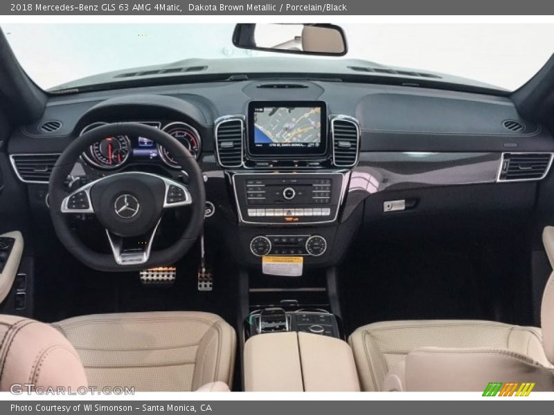 Dakota Brown Metallic / Porcelain/Black 2018 Mercedes-Benz GLS 63 AMG 4Matic
