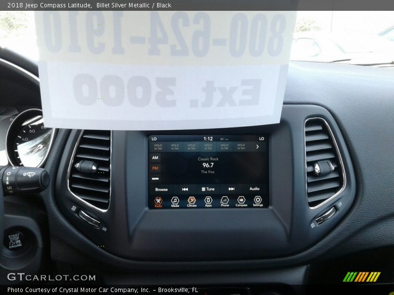 Billet Silver Metallic / Black 2018 Jeep Compass Latitude