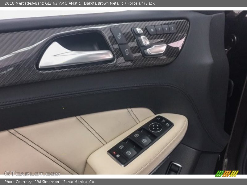 Dakota Brown Metallic / Porcelain/Black 2018 Mercedes-Benz GLS 63 AMG 4Matic