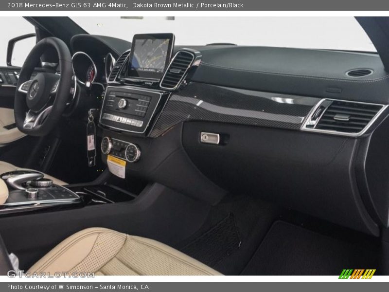 Dakota Brown Metallic / Porcelain/Black 2018 Mercedes-Benz GLS 63 AMG 4Matic
