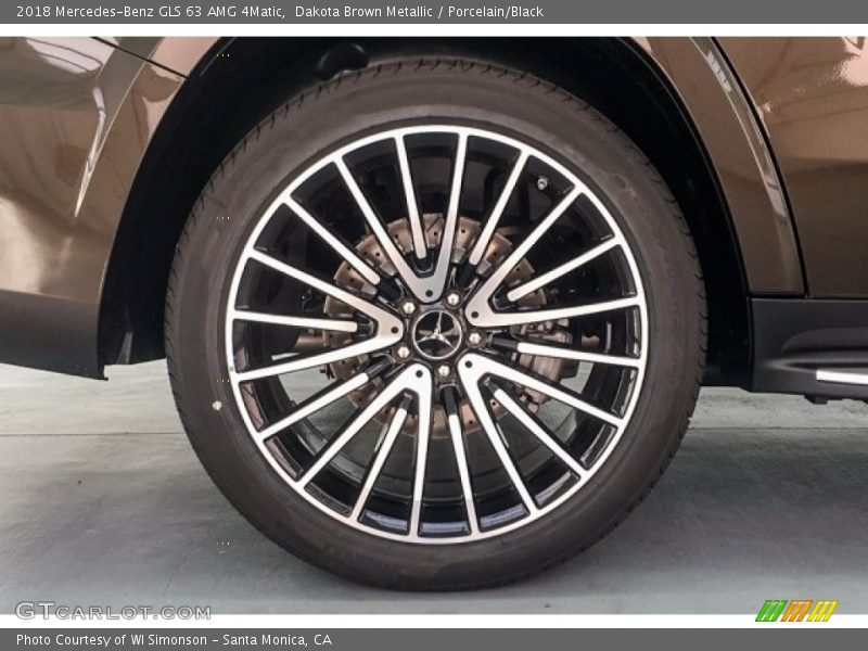 Dakota Brown Metallic / Porcelain/Black 2018 Mercedes-Benz GLS 63 AMG 4Matic