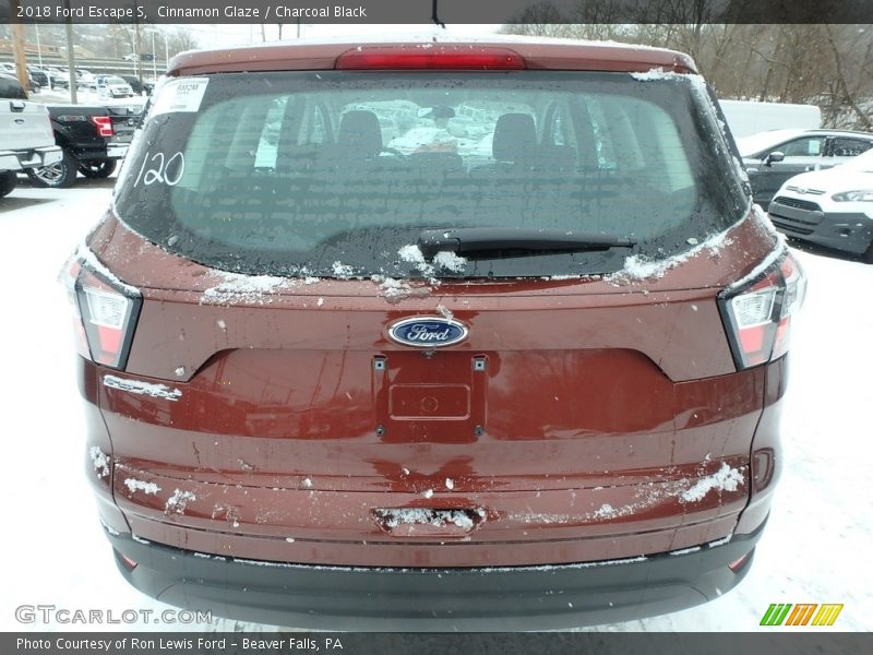 Cinnamon Glaze / Charcoal Black 2018 Ford Escape S