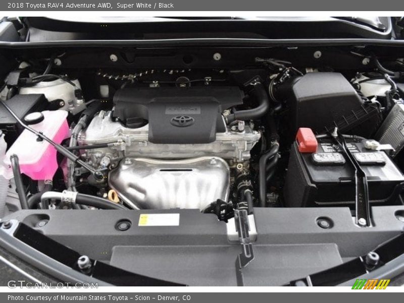 Super White / Black 2018 Toyota RAV4 Adventure AWD