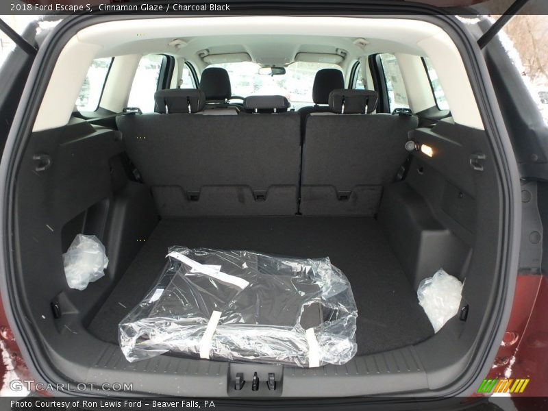 Cinnamon Glaze / Charcoal Black 2018 Ford Escape S