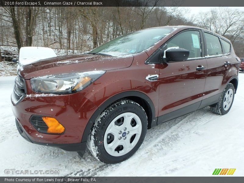 Cinnamon Glaze / Charcoal Black 2018 Ford Escape S