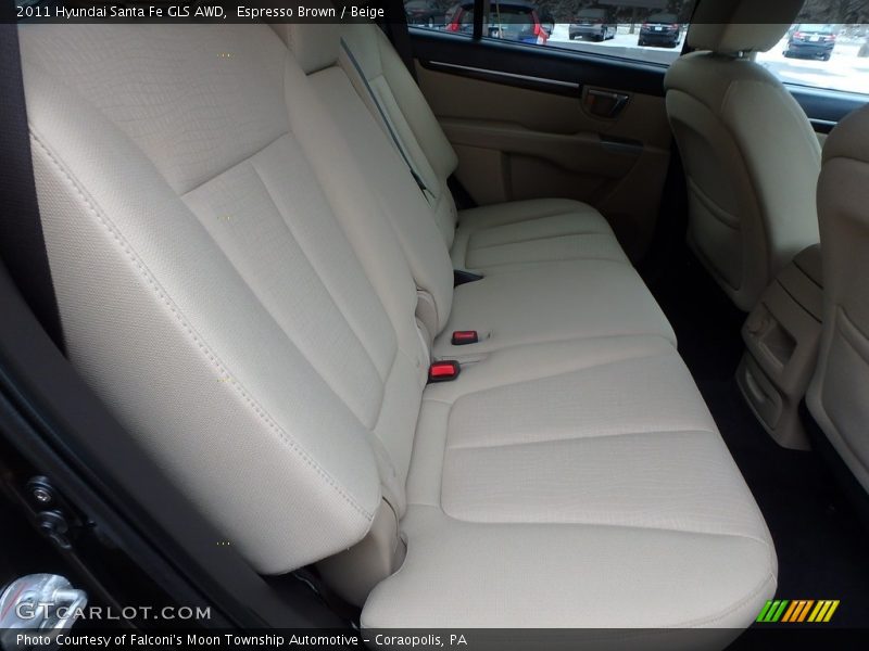 Espresso Brown / Beige 2011 Hyundai Santa Fe GLS AWD