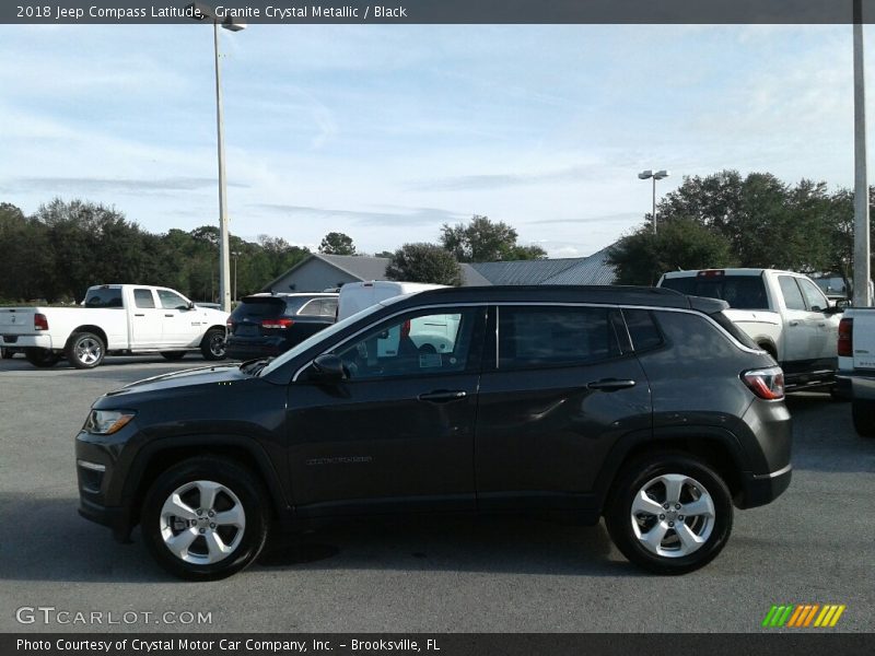 Granite Crystal Metallic / Black 2018 Jeep Compass Latitude