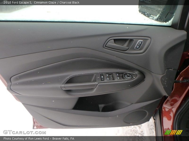 Cinnamon Glaze / Charcoal Black 2018 Ford Escape S