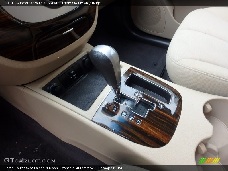 Espresso Brown / Beige 2011 Hyundai Santa Fe GLS AWD