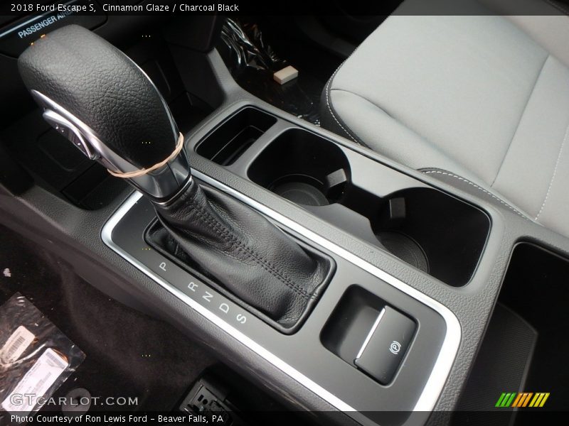 Cinnamon Glaze / Charcoal Black 2018 Ford Escape S