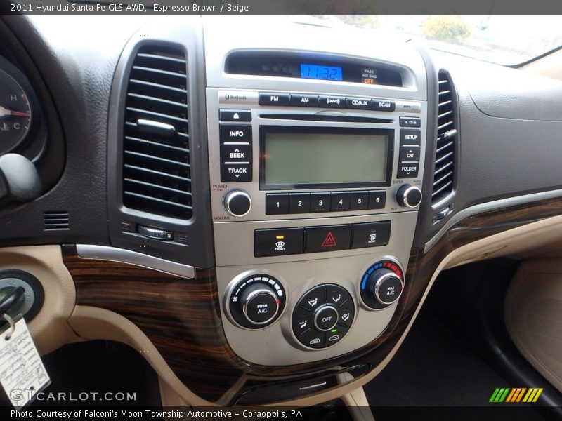 Espresso Brown / Beige 2011 Hyundai Santa Fe GLS AWD