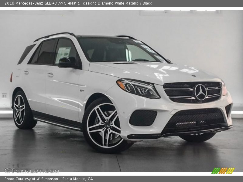 designo Diamond White Metallic / Black 2018 Mercedes-Benz GLE 43 AMG 4Matic