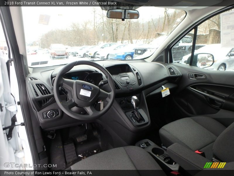  2018 Transit Connect XL Van Charcoal Black Interior
