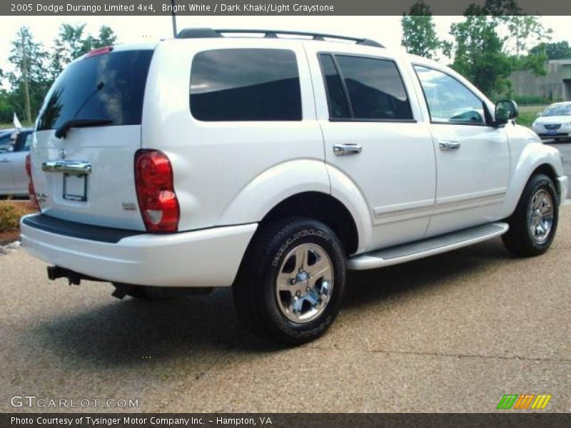 Bright White / Dark Khaki/Light Graystone 2005 Dodge Durango Limited 4x4