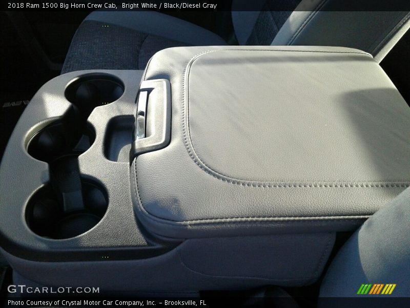 Bright White / Black/Diesel Gray 2018 Ram 1500 Big Horn Crew Cab