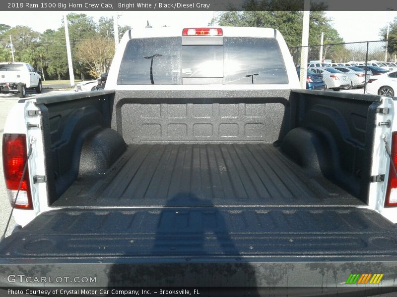 Bright White / Black/Diesel Gray 2018 Ram 1500 Big Horn Crew Cab