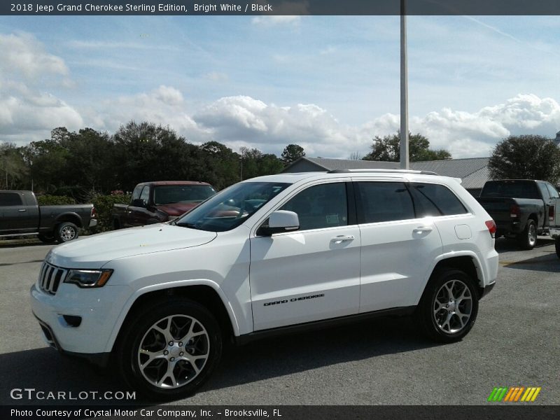 Bright White / Black 2018 Jeep Grand Cherokee Sterling Edition
