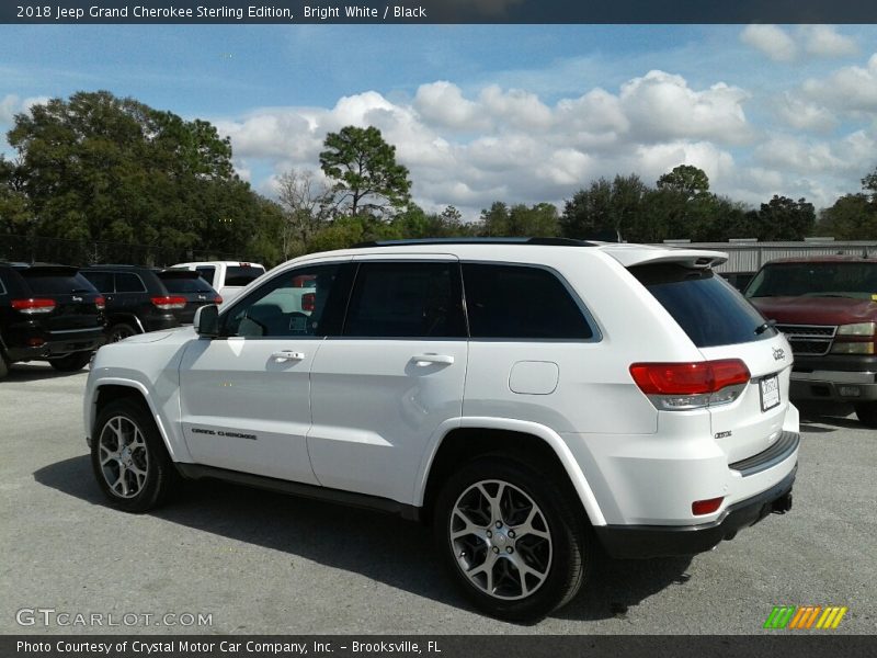 Bright White / Black 2018 Jeep Grand Cherokee Sterling Edition