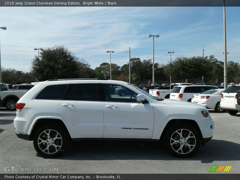 Bright White / Black 2018 Jeep Grand Cherokee Sterling Edition