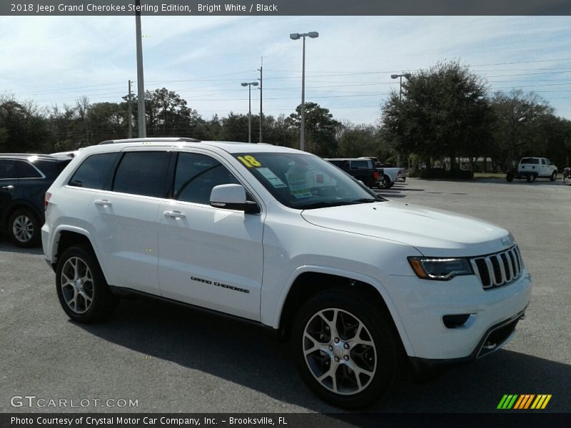 Bright White / Black 2018 Jeep Grand Cherokee Sterling Edition