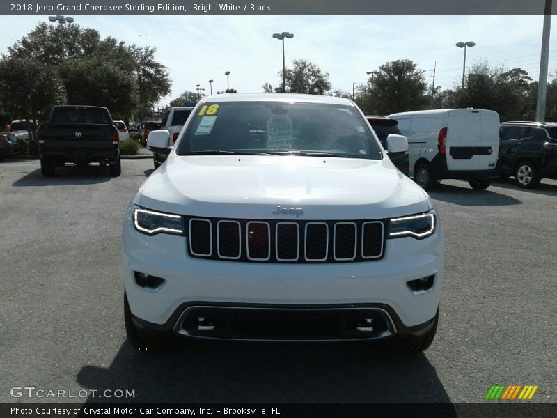 Bright White / Black 2018 Jeep Grand Cherokee Sterling Edition