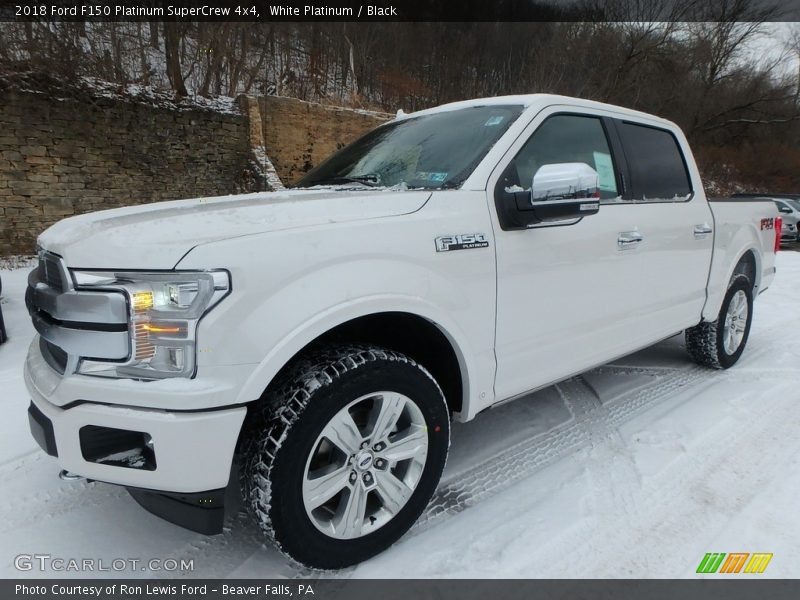 Front 3/4 View of 2018 F150 Platinum SuperCrew 4x4