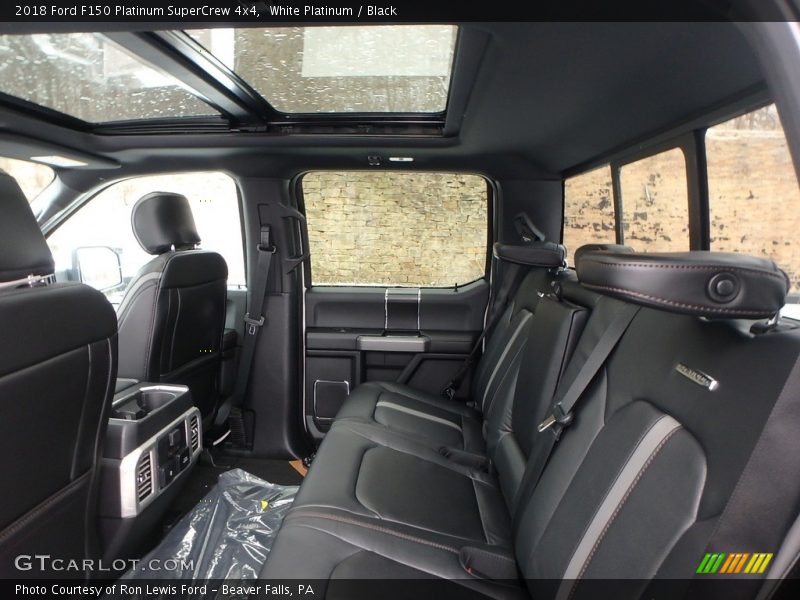 White Platinum / Black 2018 Ford F150 Platinum SuperCrew 4x4